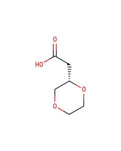 Astatech (S)-2-(1,4-DIOXAN-2-YL)ACETIC ACID, 95.00% Purity, 0.25G